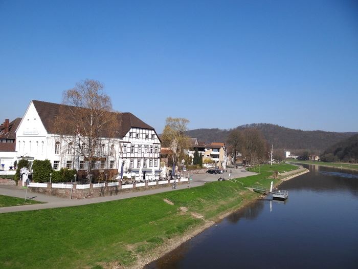 vasketøj forhøjet vejspærring Willkommen im Goldenen Anker in Bodenwerder